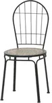 Siena Garden Prato Stapelstuhl 43x43x94 cm Stahl/Schwarz - Schwarz