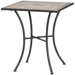 Siena Garden Prato Bistrotisch 64x64x71 cm Stahl/Schwarz