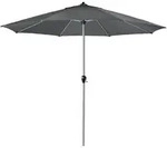Doppler Active Sonnenschirm 380 cm - Silber
