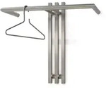 Spinder Senza 1 Wandgarderobe Edelstahl mit 2 Haken