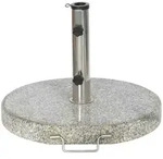 Siena Garden Schirmst&auml;nder Granit 30 Kg &Oslash; 50x6 cm - Silber