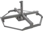 Doppler Schirmst&auml;nder Telestar 6,5 cm - Silber