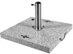 Doppler Granitsockel Basic 90 kg - Silber