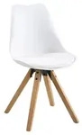 Actona Dima Esszimmerstuhl Rubberwood/Leder look - Rubberwood