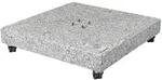 Doppler Granitplatte 140 kg rollbar - Silber