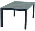 Siena Garden Silva Gartentisch Aluminium/Keramik Anthrazit matt/Washed grey 180x100