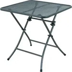 Royal Garden Cafe latte Klapptisch 70x70 cm iron grey