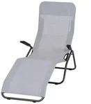 Siena Garden Anco Sonnenliege 144x72,5x103,5 cm Stahl/Schwarz - Anthrazit