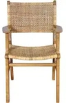 2er Set SIT M&ouml;bel SIT&CHAIRS Armlehnstuhl Teak/Rattan natur - Natur