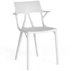 Kartell A.I. Gartenstuhl recyceltes Material - Wei&szlig;