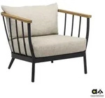 Apple Bee Condor Lounge Sessel Aluminium/Olefin - Black