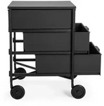 Kartell Mobil Mat Rollcontainer 3 Schubladen - Black painted steel