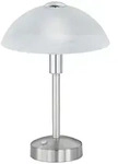 Trio Donna Tischleuchte LED Metall/Glas Alabsterfarbig Dimmbar