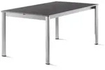 Sieger Ausziehtisch Aluminium/Vivodur 165/225/285x95 cm