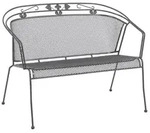 Royal Garden Elegance Gartenbank Stahl 110cm - Iron Grey