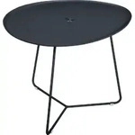 Fermob COCOTTE niedriger Tisch mit abnehmbarer Platte aus Aluminium 55x44,5 cm