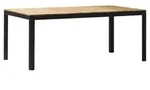Zebra Bee Tisch Aluminium/Teak 160x90 cm