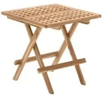 M&ouml;bilia Gartentisch Teak klappbar 50x50 cm