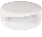 SalesFever Couchtisch 80x80x33 cm wei&szlig; Fiberglas