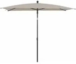 Siena Garden City Mittelstockschirm 210x140 cm Stahl/Anthrazit - Anthrazit