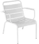Fermob LUXEMBOURG Lounge-Sessel Aluminium - Baumwollwei&szlig;