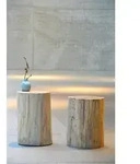 Jan Kurtz Block Hocker Holz - Natur