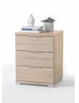Pol Power Beim&ouml;bel Nachtkommode 3 Schubk&auml;sten Holzwerkstoff Dekorfolie...