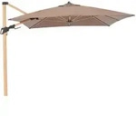 Doppler Alu-Wood Sonnenschirm 220x300 cm - Braun