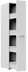 Wimex Multiraumkonzept Apothekerschrank Wei&szlig; Holzwerkstoff 54x30x185 cm