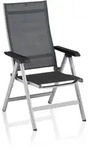 Kettler Basic+ Premium Multipositionssessel Aluminium/Outdoorgewebe - Silber