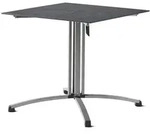 Sieger Gastro Tisch Polytec S&auml;ulenklappgestell 80x80 cm