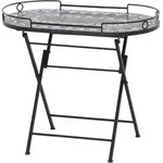 Siena Garden Como Serviertisch 41x67,5x60 cm Stahl/Keramik