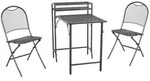 MWH Rodu Balkonm&ouml;bel-Set Stahl Iron Grey - Iron Grey