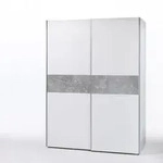 Pol Power Puls Kleiderschrank Holzwerkstoff Dekorfolie 2 T&uuml;ren 170x195x59 cm