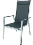 MWH Kedline Stapelstuhl Aluminium/Textilene - Silver