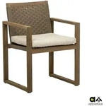 Apple Bee Antigua Dining Armstuhl Teak - Braun