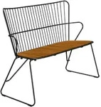 HOUE PAON Bank Bambus/Stahlgestell - Black
