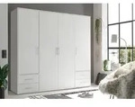 Schlafkontor Valencia Kleiderschrank Laminat 4 T&uuml;ren 206x195x60 cm
