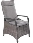 LC Garden Komido Positionsstuhl Aluminium/Polyrattan - Anthrazit