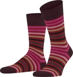 FALKE 13279_807702, FALKE Tinted Stripe Herren Socken 39-42 Rot