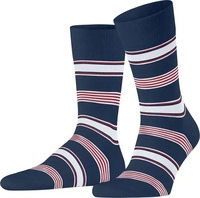 FALKE 12557_600003, FALKE Marina Stripe Herren Socken 39-40 Blau
