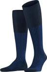 FALKE 15779_611605, FALKE Oxford Stripe Herren Kniestr&uuml;mpfe 43-44 Blau