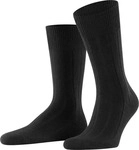 FALKE 14405_300002, FALKE Lhasa Rib Herren Socken 39-42 Schwarz