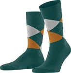 FALKE 12535_738003, FALKE Sensitive Argyle Herren Socken 43-46 Blau
