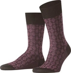 FALKE 12576_523505, FALKE Artwork Tie Herren Socken 43-44 Braun