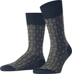 FALKE 12576_611504, FALKE Artwork Tie Herren Socken 41-42 Blau
