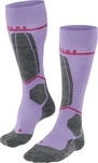 FALKE 16578_681904, FALKE SK4 Advanced Compression Light Damen Skisocken 41-42 Lila
