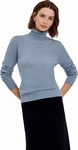 FALKE 64908_602703, FALKE Pure Cashmere Damen Pullover M Blau