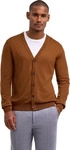 FALKE 60912_510005, FALKE Pure Merino Wool Herren Cardigan XL Braun