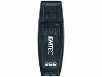 EMTEC ECMMD256GC410 USB-Stick C410 256 GB, USB 3.0, Schwarz